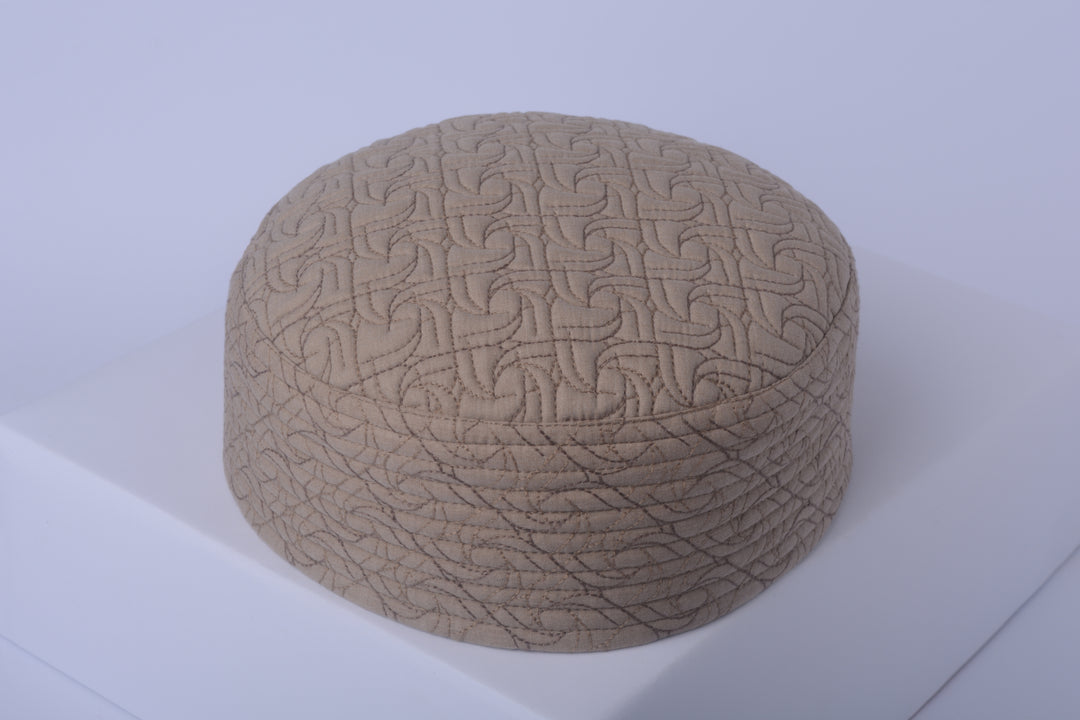 BISCUIT color men prayer cap