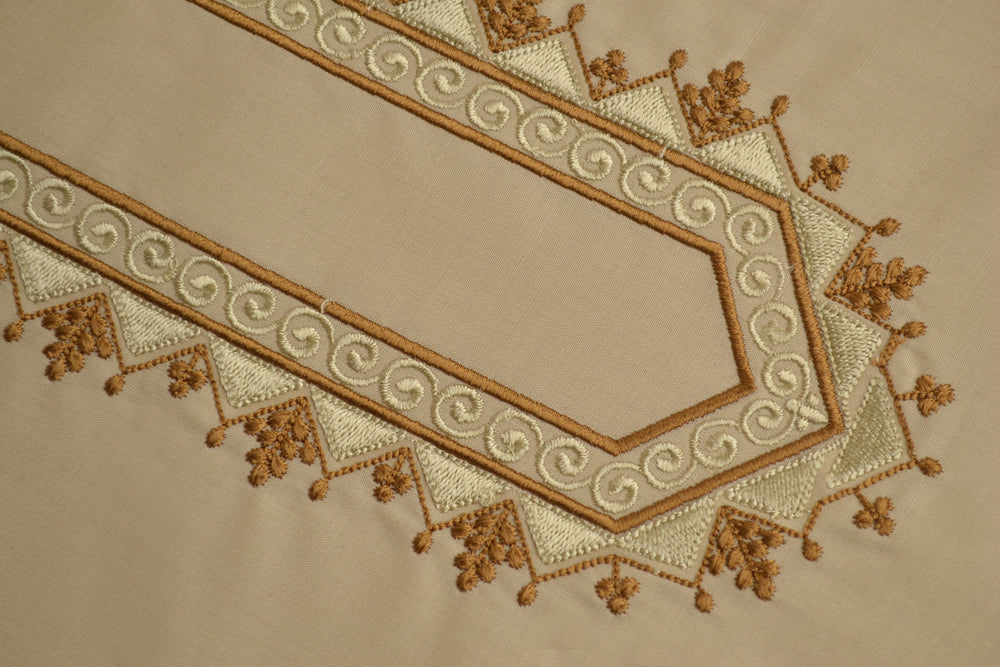 Buy Egyptian Embroidery Suit for Men online (ED#1) | Shaad Fabrics