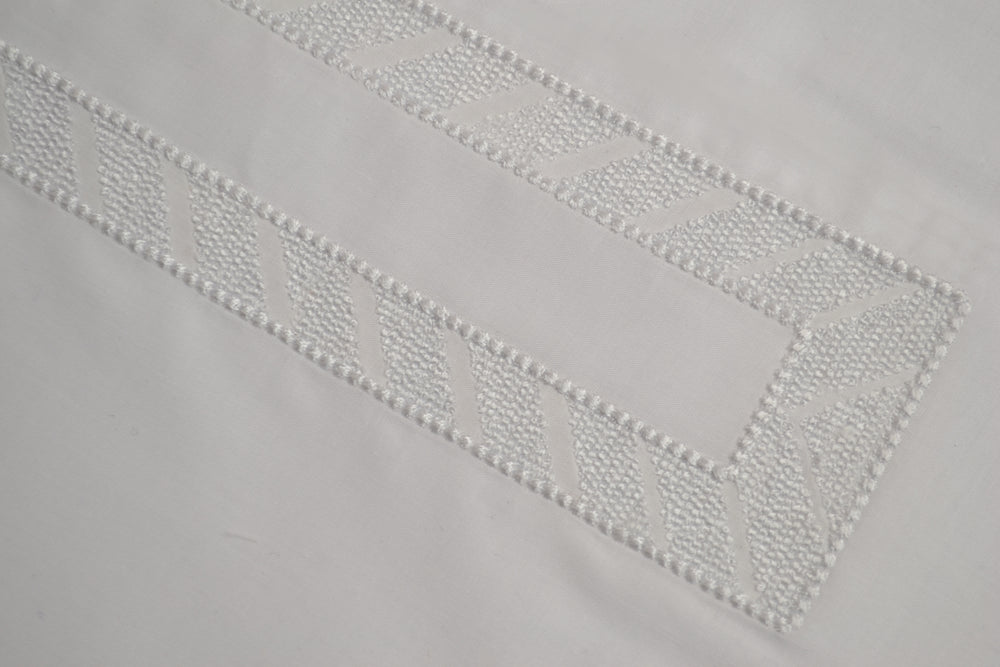 Buy White Egyptian Embroidery Suit for Men | Shaad Fabrics