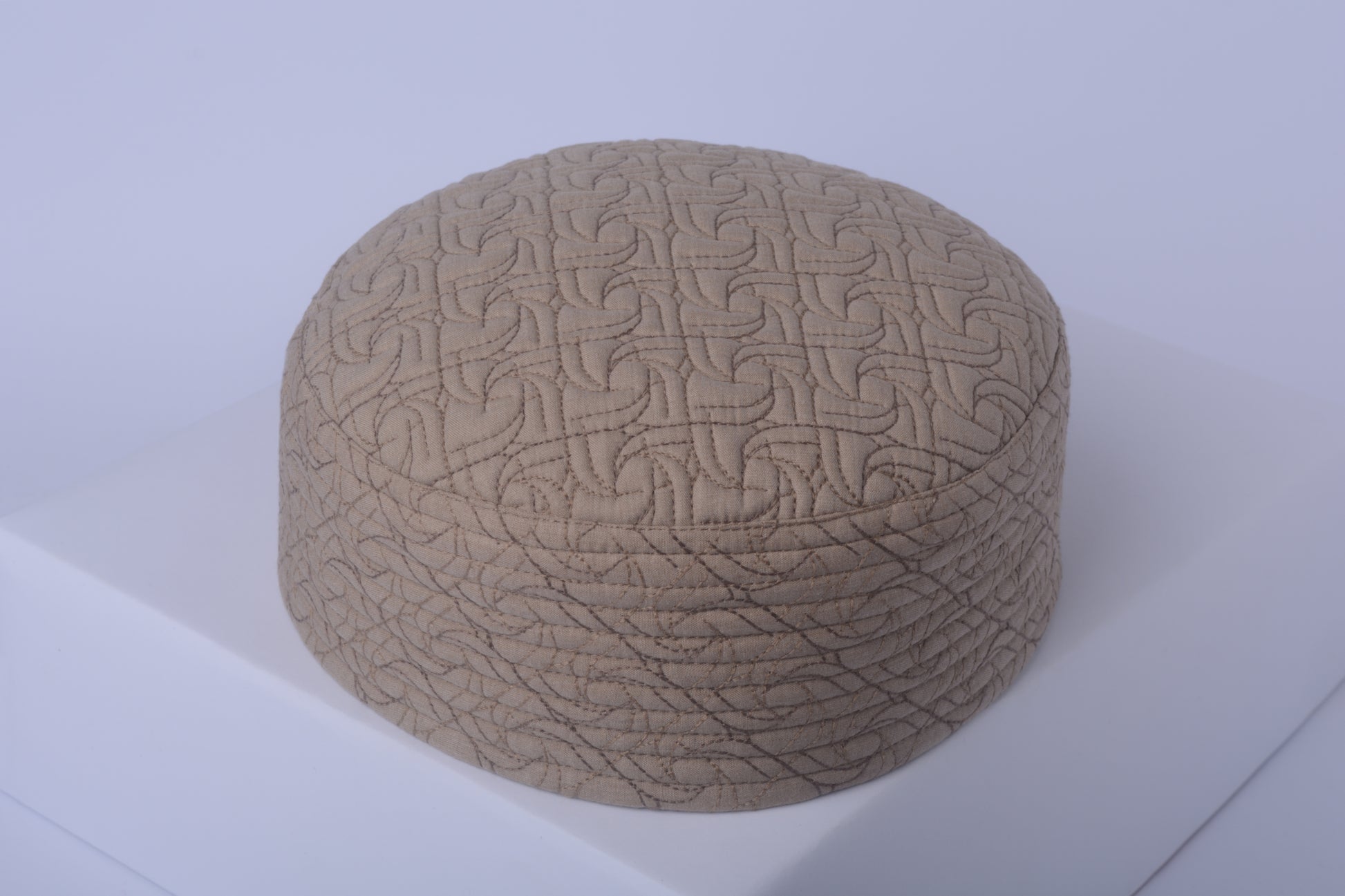 BISCUIT color men prayer cap