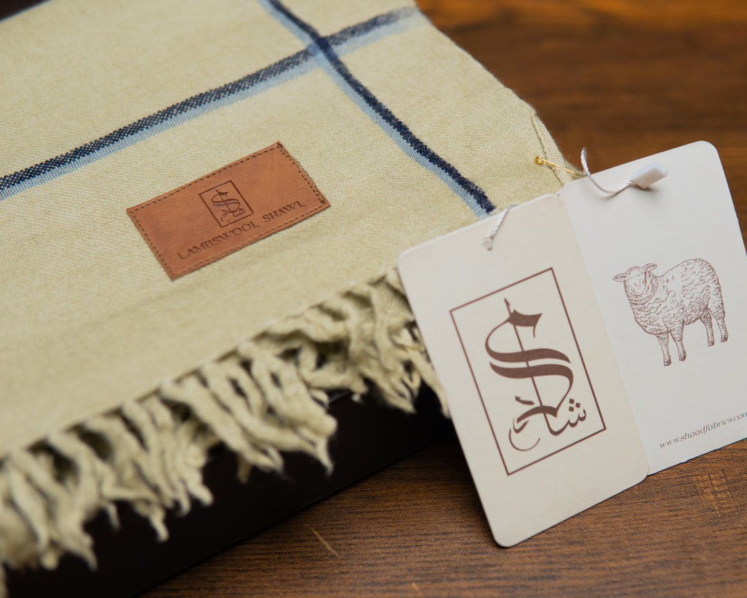 Luxe 100% Lambswool Shawl | Brown