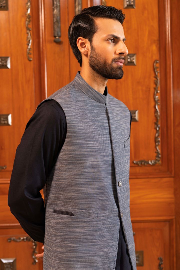 Buy Blue Thunder Waistcoat for Men