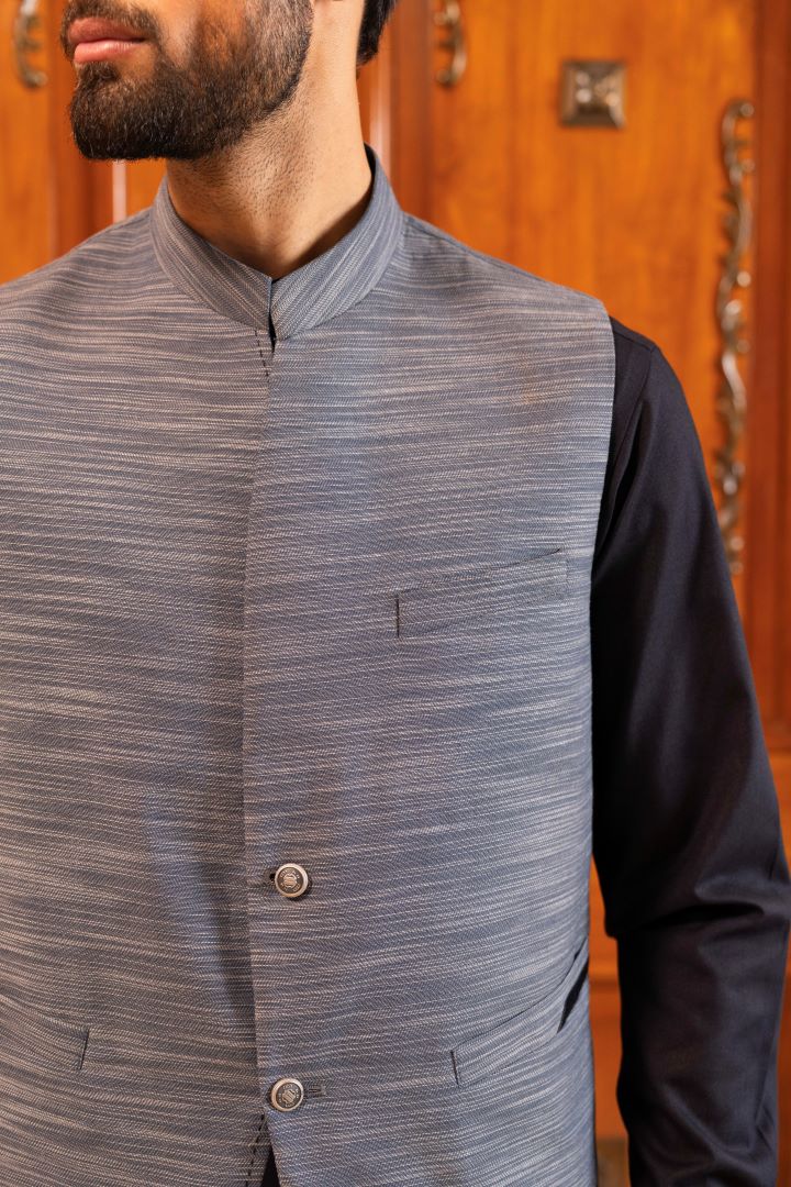  Blue Thunder Waistcoat for Men shalwar kameez