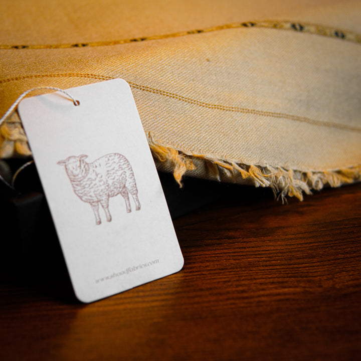 Wool Blended Shawl | Brown