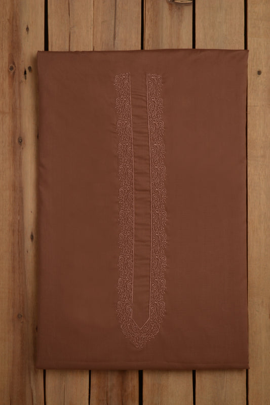 100% Men Egyptian Embroidery Suit (ED#15) | Shaad Fabrics