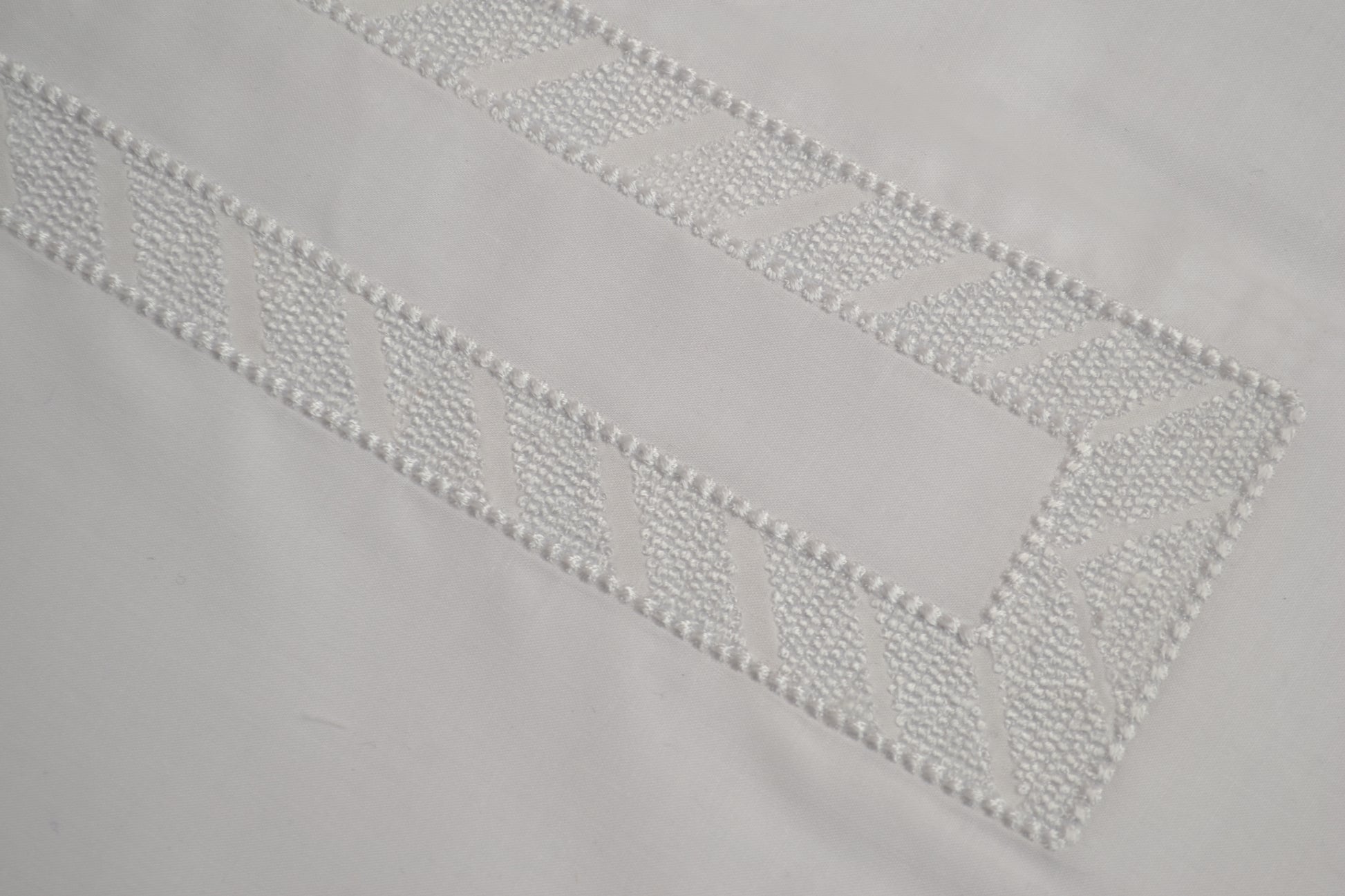 Buy White Egyptian Embroidery Suit for Men | Shaad Fabrics