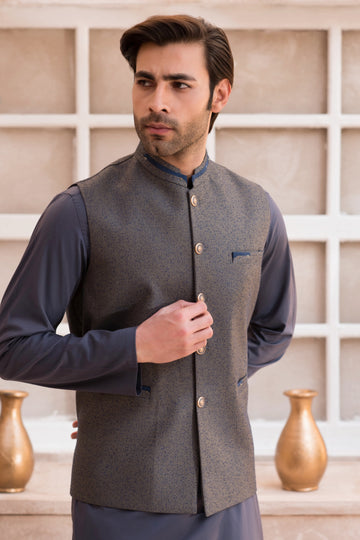 Blue snow Waistcoat (W.C 006)